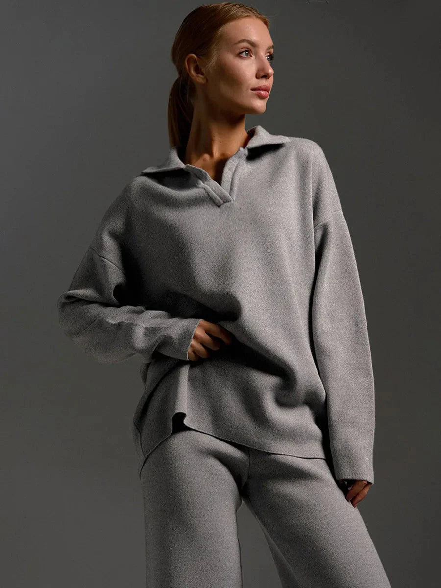 Cozy Lounge Set for Women | Soft Knit Fabric, Stylish & Comfortable