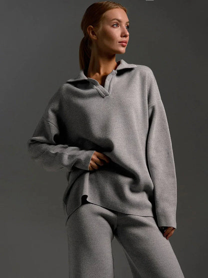 Cozy Lounge Set for Women | Soft Knit Fabric, Stylish & Comfortable