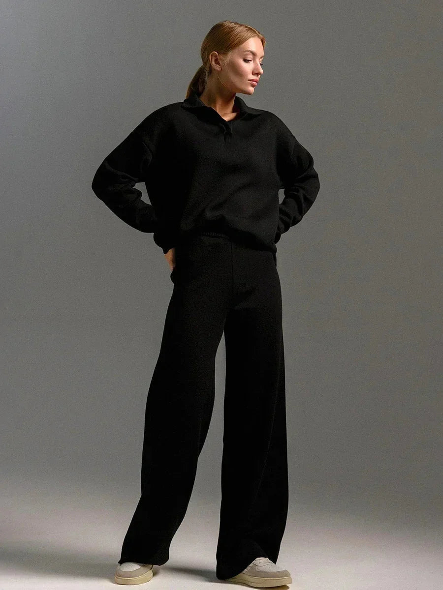 Cozy Lounge Set for Women | Soft Knit Fabric, Stylish & Comfortable