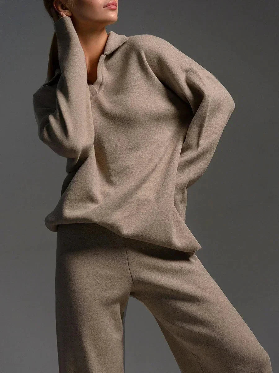 Cozy Lounge Set for Women | Soft Knit Fabric, Stylish & Comfortable