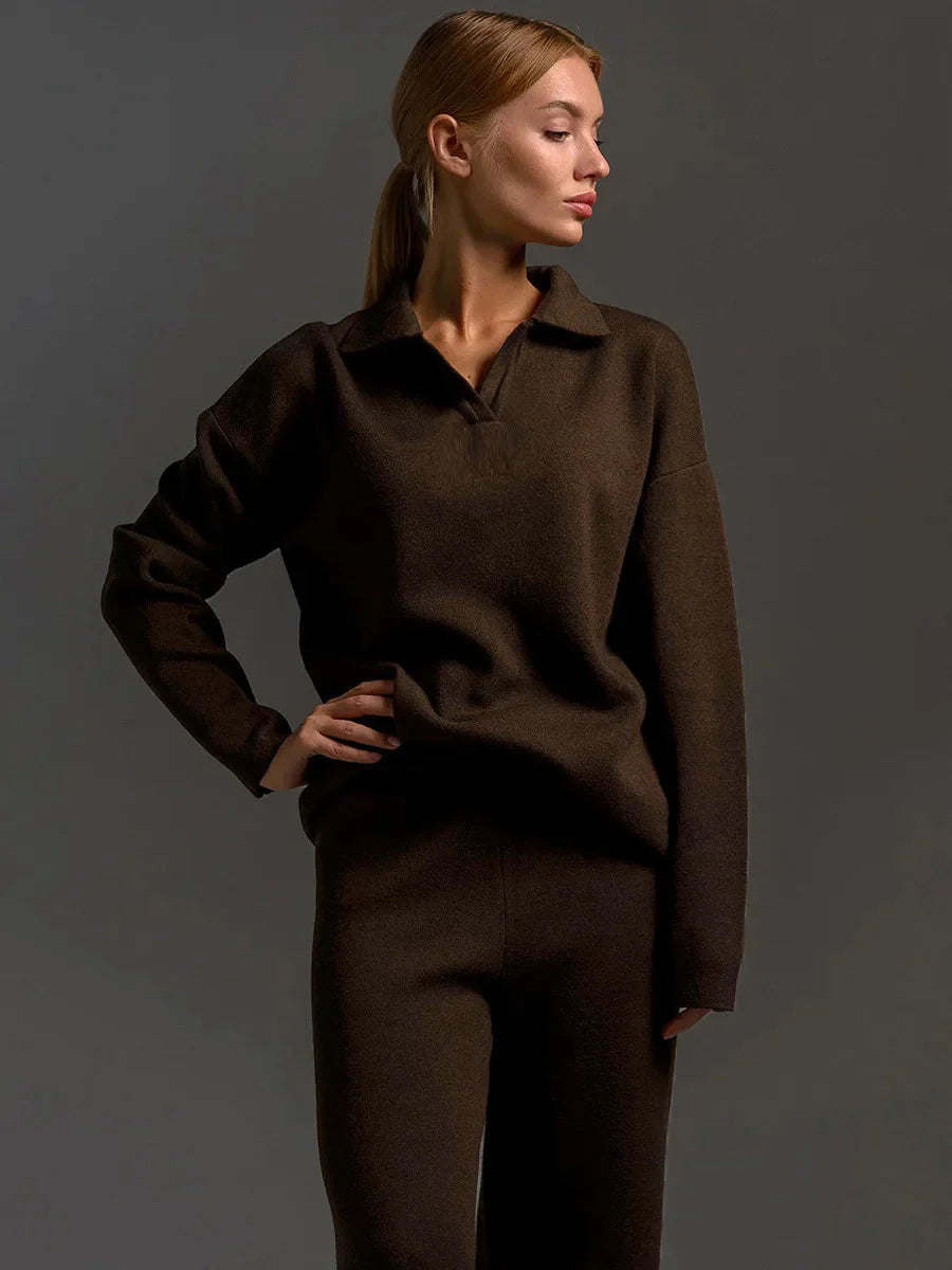 Cozy Lounge Set for Women | Soft Knit Fabric, Stylish & Comfortable