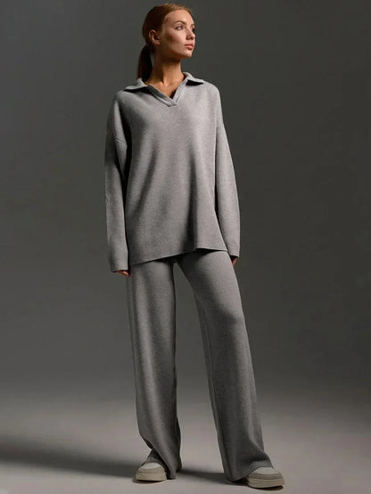 Cozy Lounge Set for Women | Soft Knit Fabric, Stylish & Comfortable