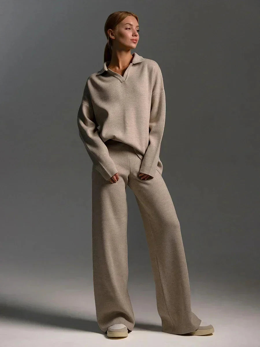 Cozy Lounge Set for Women | Soft Knit Fabric, Stylish & Comfortable